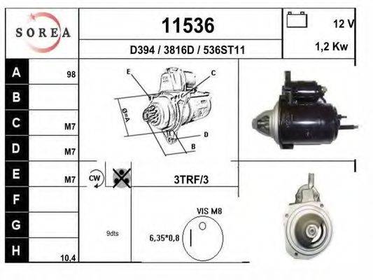 EAI 11536 Стартер