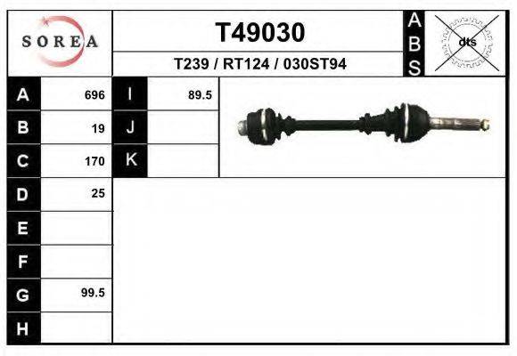 EAI T49030 Приводний вал