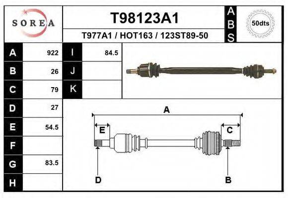 EAI T98123A1 Приводний вал