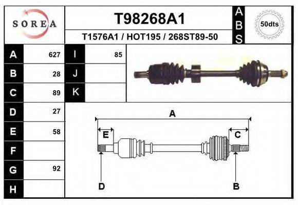 EAI T98268A1 Приводний вал