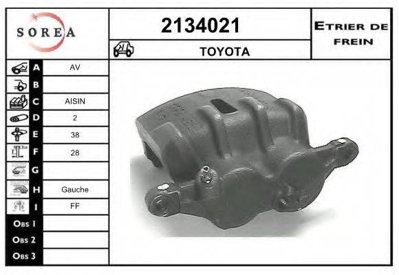 EAI 2134021 Гальмівний супорт