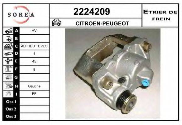 EAI 2224209 Гальмівний супорт