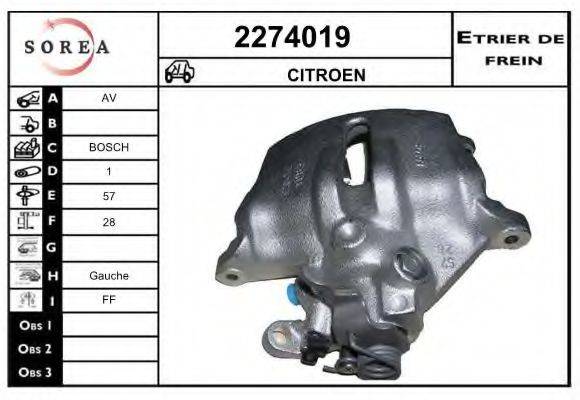 EAI 2274019 Гальмівний супорт