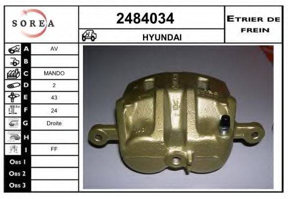 EAI 2484034 Гальмівний супорт