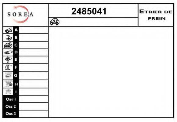 EAI 2485041 Гальмівний супорт