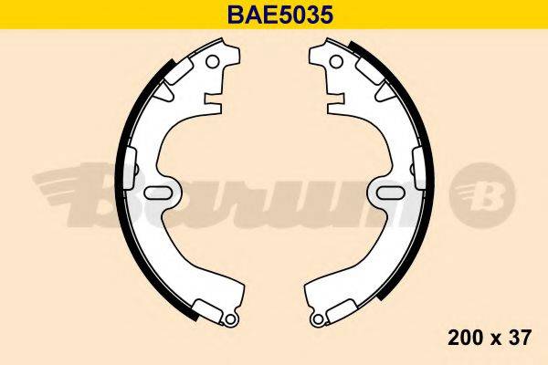 BARUM BAE5035 Комплект гальмівних колодок