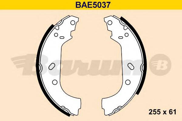 BARUM BAE5037 Комплект гальмівних колодок