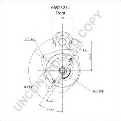 PRESTOLITE ELECTRIC 66925234 Стартер