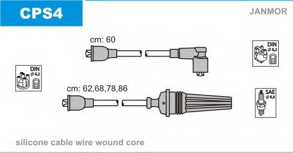 JANMOR CPS4 Комплект дротів запалювання
