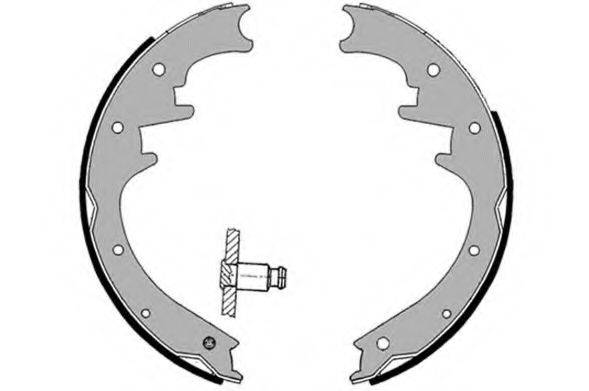 RAICAM 2818 Комплект гальмівних колодок