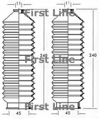 FIRST LINE FSG3199 Пильовик, рульове управління