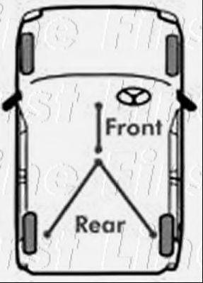 FIRST LINE FKB1516 Трос, стоянкова гальмівна система