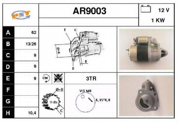 SNRA AR9003 Стартер