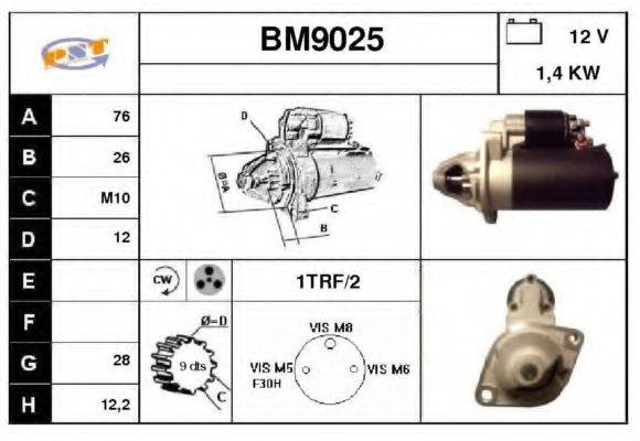 SNRA BM9025 Стартер