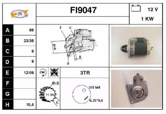 SNRA FI9047 Стартер