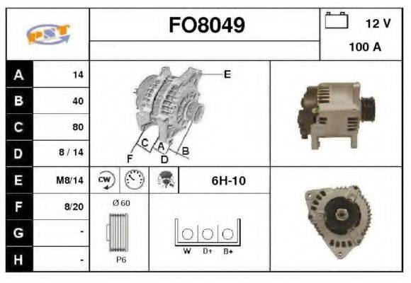 SNRA FO8049 Генератор