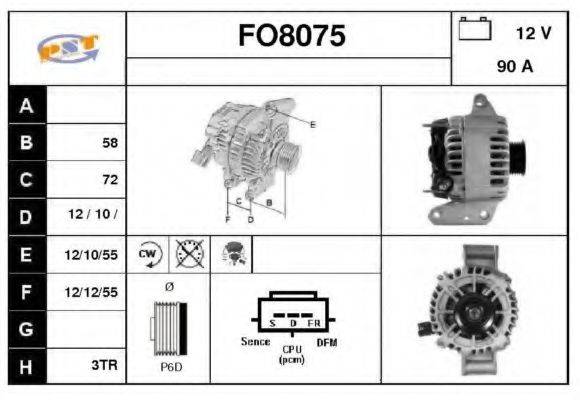 SNRA FO8075 Генератор