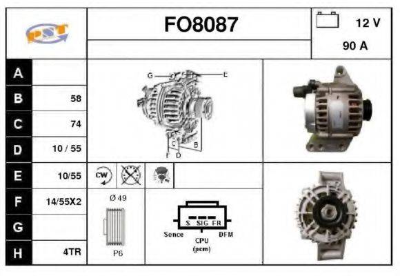 SNRA FO8087 Генератор