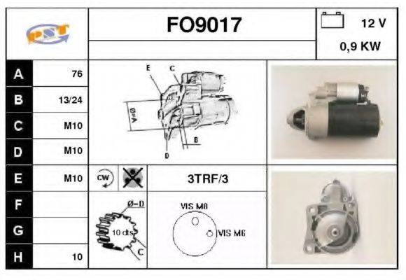 SNRA FO9017 Стартер