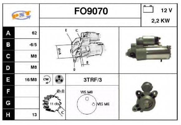 SNRA FO9070 Стартер