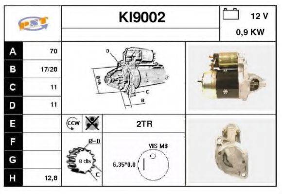 SNRA KI9002 Стартер