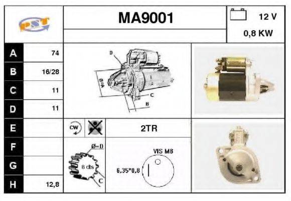 SNRA MA9001 Стартер