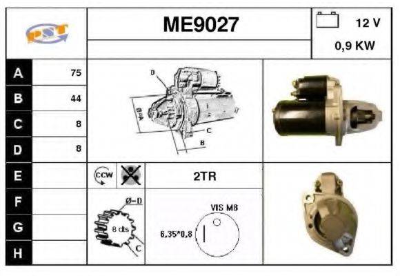 SNRA ME9027 Стартер