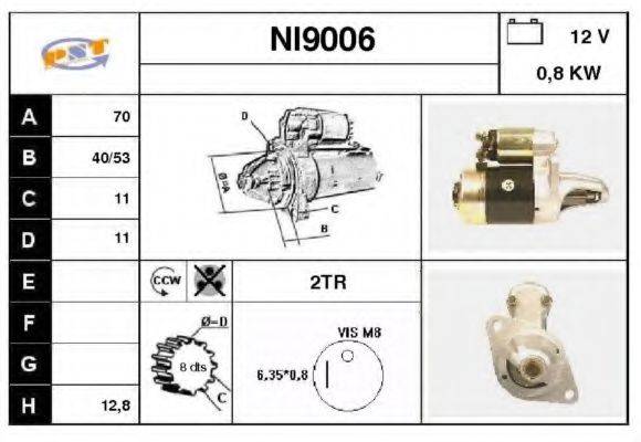 SNRA NI9006 Стартер