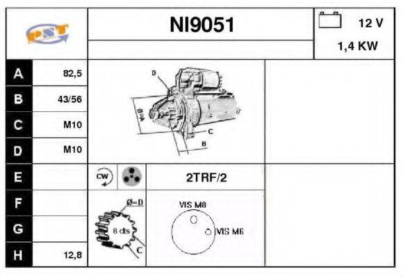 SNRA NI9051 Стартер