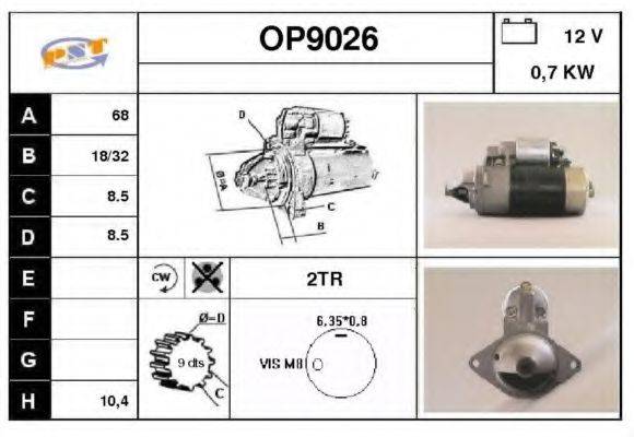 SNRA OP9026 Стартер