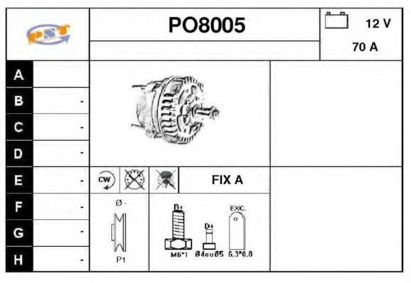 SNRA PO8005 Генератор