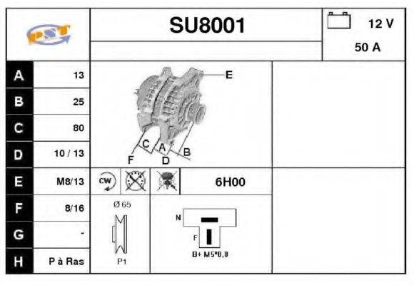 SNRA SU8001 Генератор