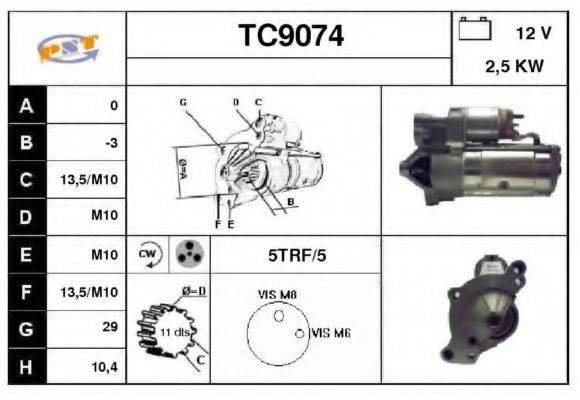 SNRA TC9074 Стартер