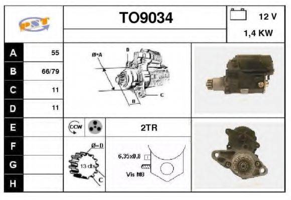 SNRA TO9034 Стартер