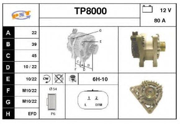 SNRA TP8000 Генератор