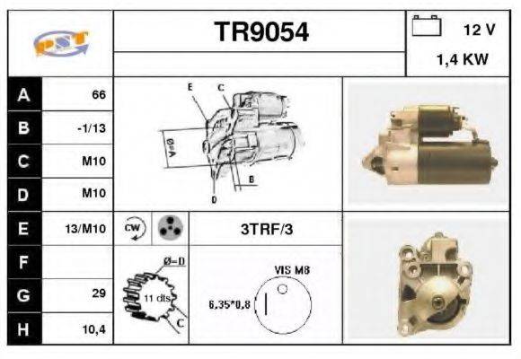 SNRA TR9054 Стартер