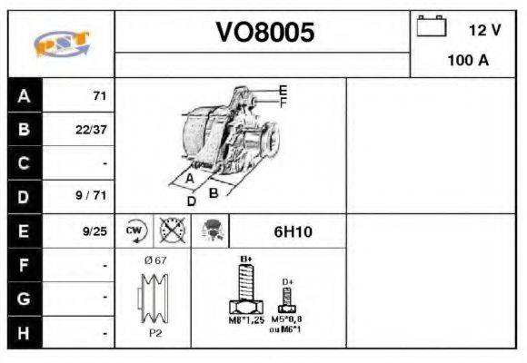 SNRA VO8005 Генератор