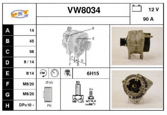 SNRA VW8034 Генератор