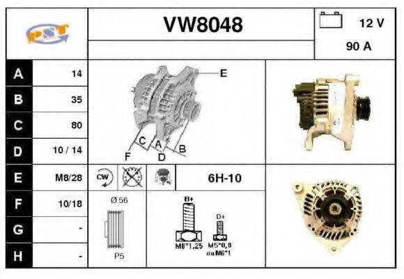 SNRA VW8048 Генератор