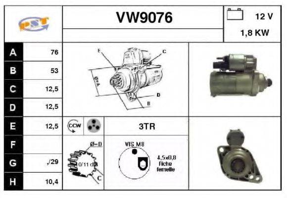 SNRA VW9076 Стартер