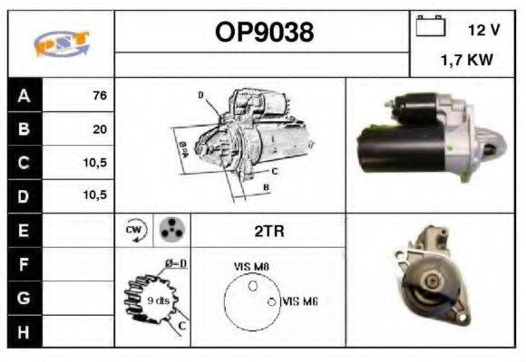 SNRA OP9038 Стартер