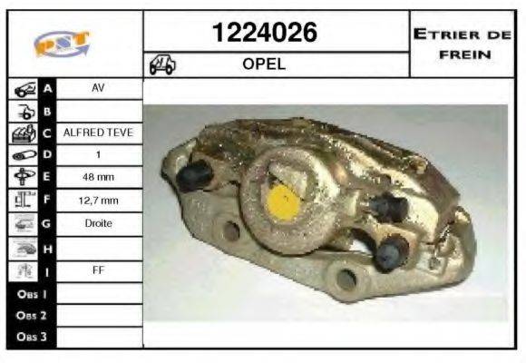 SNRA 1224026 Гальмівний супорт