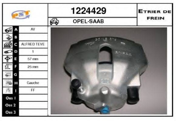 SNRA 1224429 Гальмівний супорт