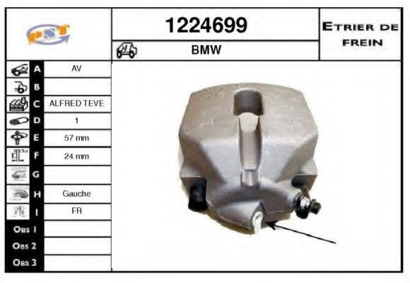 SNRA 1224699 Гальмівний супорт