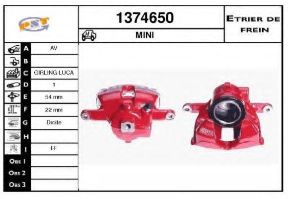 SNRA 1374650 Гальмівний супорт