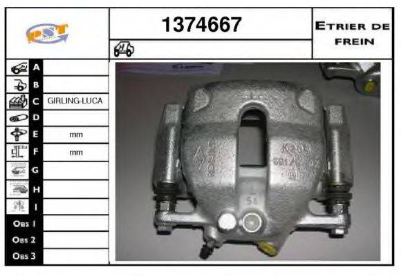 SNRA 1374667 Гальмівний супорт