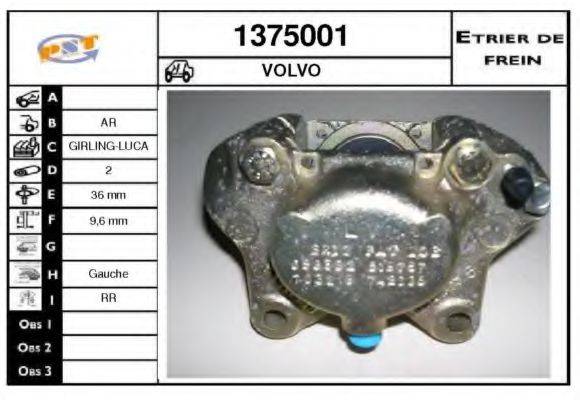 SNRA 1375001 Гальмівний супорт