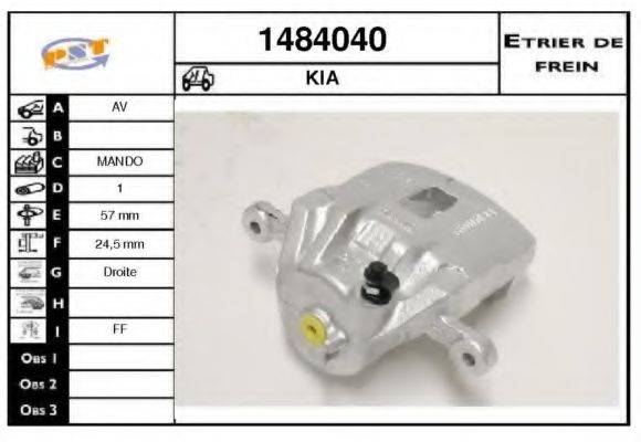 SNRA 1484040 Гальмівний супорт