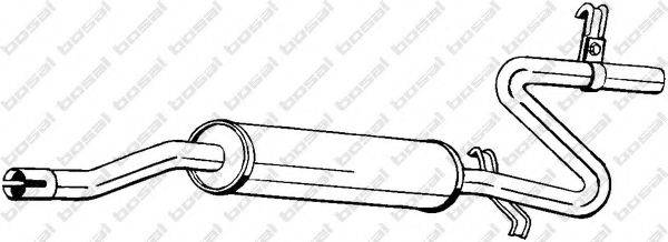 BOSAL 280317 Середній глушник вихлопних газів