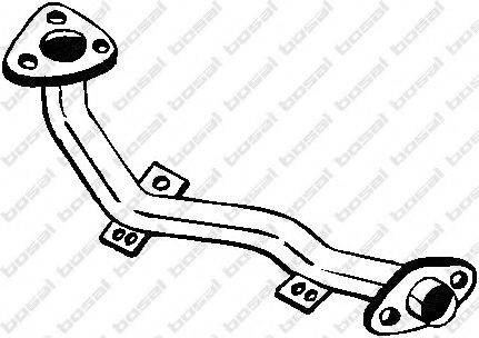BOSAL 737341 Труба вихлопного газу